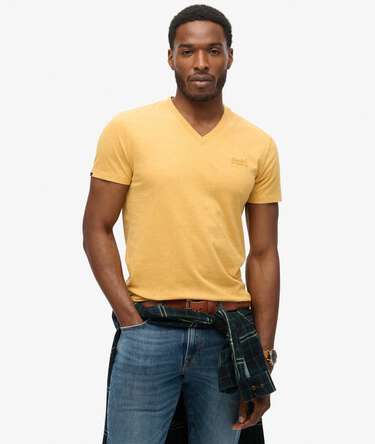 T-shirt Essential Logo z dekoltem w serek